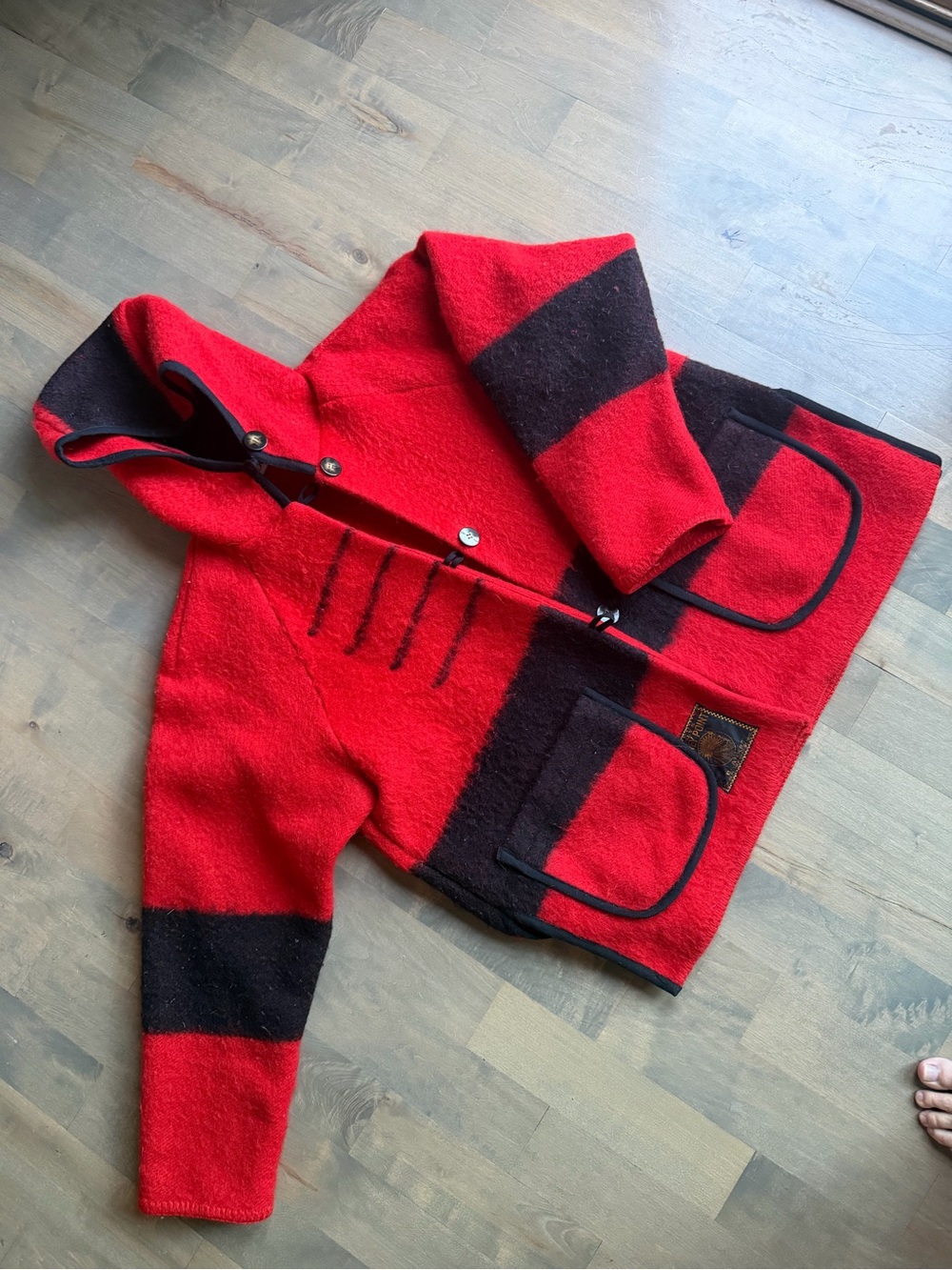 Proche Vintage Wool Blanket Coat
